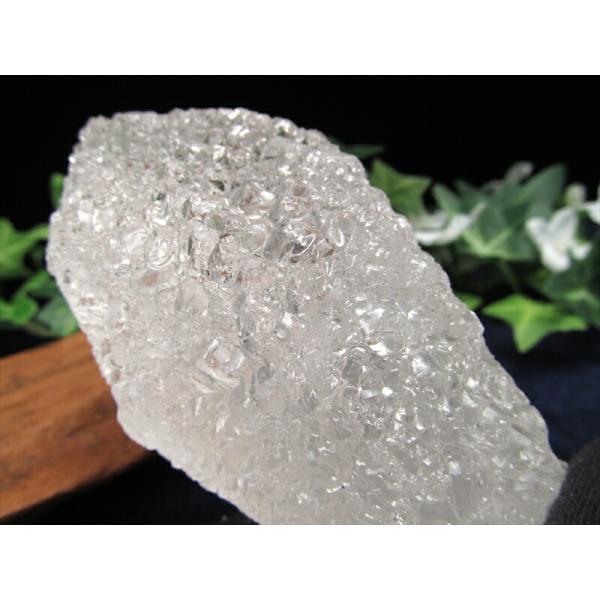 ヒマラヤ水晶 アイスクリスタル ニルヴァーナクォーツ 原石 最大幅 103mm 重さ282g 強力な...