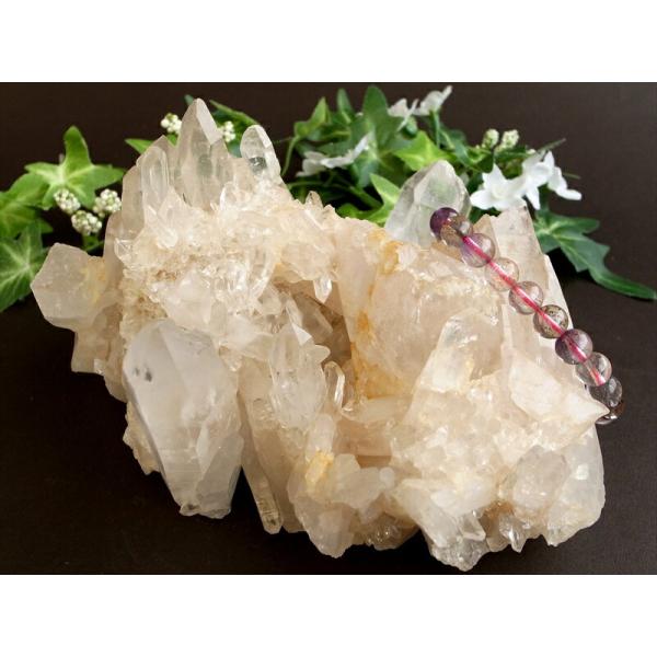 希少 3A『地球最後の秘境』ヒマラヤより直送 マニカラン産 水晶 クラスター 最大幅163mm 重さ...
