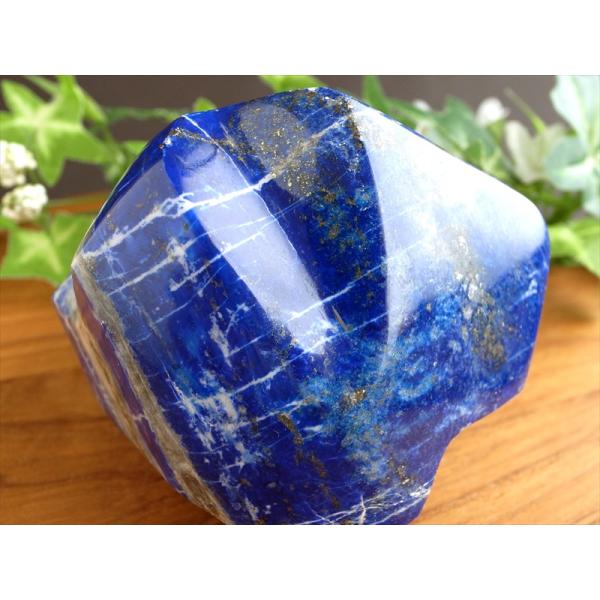 4A ラピスラズリ 磨き原石 最大幅83mm 重さ442g 幸運の象徴 世界最古のパワーストーン ラ...