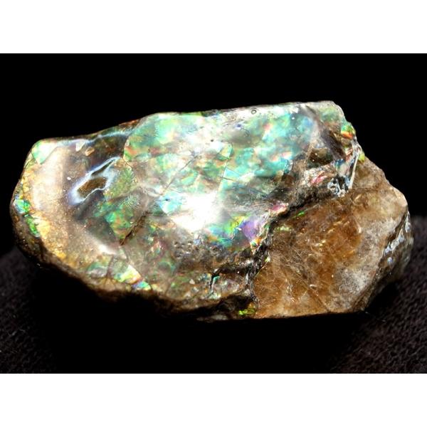 3A アンモライト 原石 最大幅約32mm 重さ約10.6g 1点物 生物起源の宝石 幸運を呼び込む...