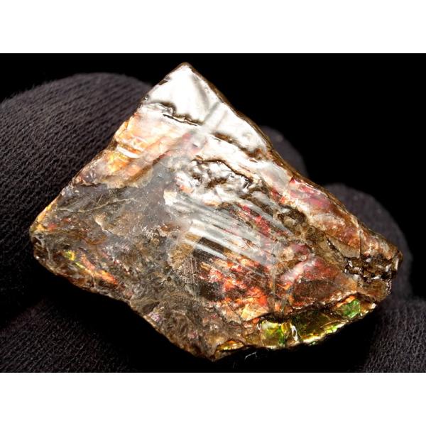 3A アンモライト 原石 最大幅約31mm 重さ約15.4g 1点物 生物起源の宝石 幸運を呼び込む...