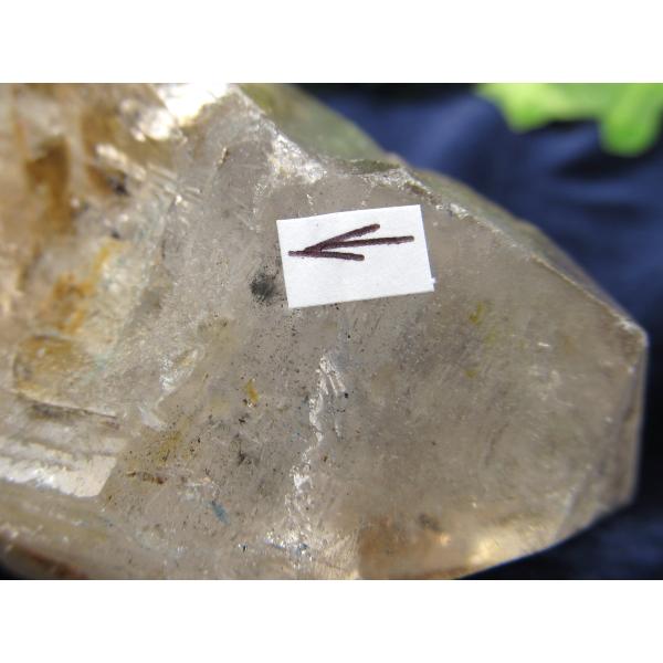 太古の水入り 水入り 水晶 原石 最大幅65mm 重さ111g 強力な癒しの力 古代の水を封入した水...