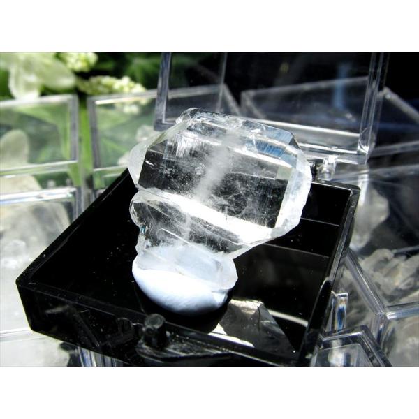 ミニチュア原石シリーズ ファーデンクォーツ（天使の水晶）結晶原石 ケース付き コレクションや標本に ...