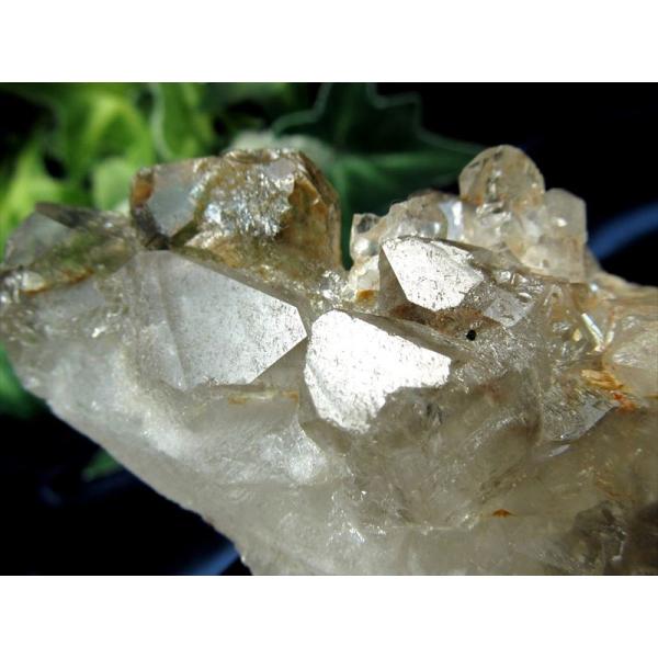 まさにワニ水晶! スモーキージャカレークォーツ 原石 最大幅70mm 重さ88.4g 複数結晶共生 ...
