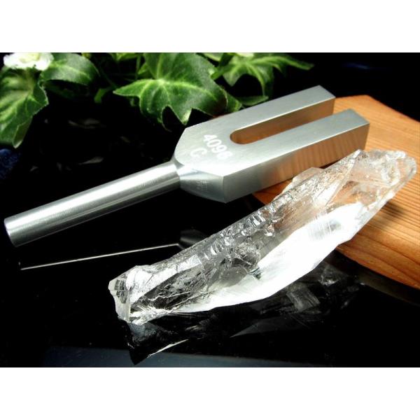 4個限定のセット レムリアンルーツクォーツ クリスタルチューナー 音叉浄化セット オーガンジー袋入り...