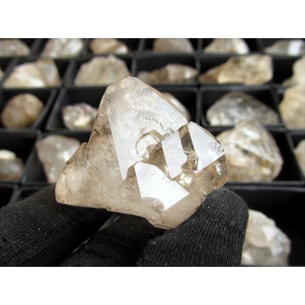 SSサイズ ジャカレー水晶 エレスチャル水晶 結晶石 1個売り 重さ13g-45g 強力な癒しの力 ...