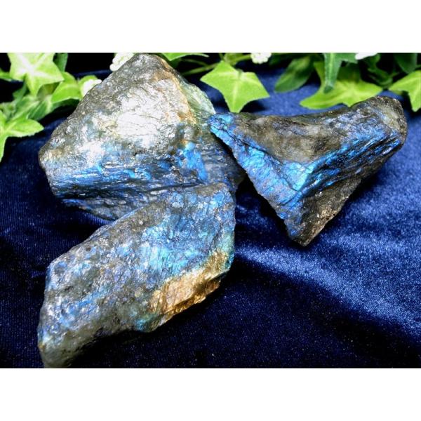高品質 ラブラドライト ラフ原石 1個売り 70g-90g まるでオーロラ 神秘的なレインボーシラー...