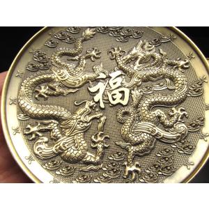 双龍 ツインドラゴン 福が上がるお香立て 合金...の詳細画像2