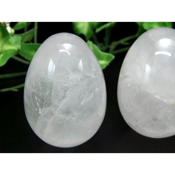 水晶 エッグ型 置物 重さ約80g-90g前後 高さ45mm-50mm前後 すべての浄化と純粋さの象...