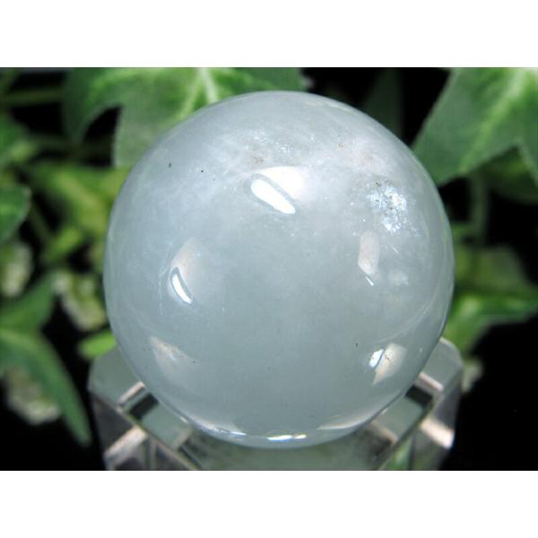 高品質 潤いたっぷり アクアマリン 丸玉 台座付 直径26mm 重さ24g 3月の誕生石 海の守護石...