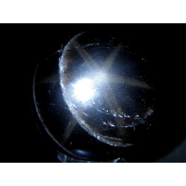 スターモリオン 丸玉 直径52mm 重さ192g 神秘的なスターの輝き 六条のスター効果も 最強の魔...