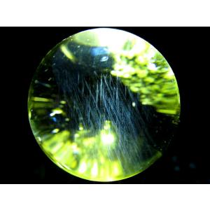 ルチルクォーツ（針水晶）原石 スフィア 丸玉 風水天珠堂 220115-8