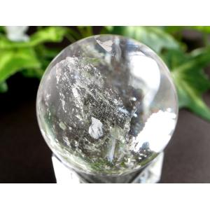 特大】 天然9.4Kgヒマラヤ水晶丸玉 192mm パワーストーン 台座付き