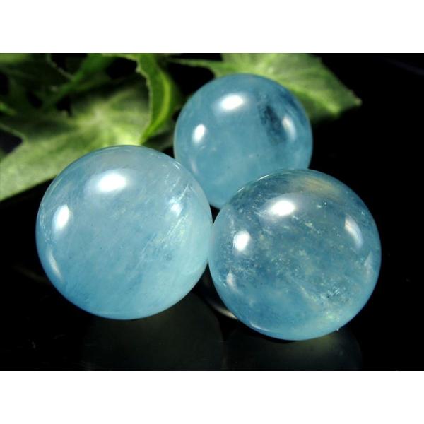 高品質 潤いたっぷり アクアマリン 丸玉 1個売り 直径約17mm-19mm ミニサイズ丸玉 3月の...