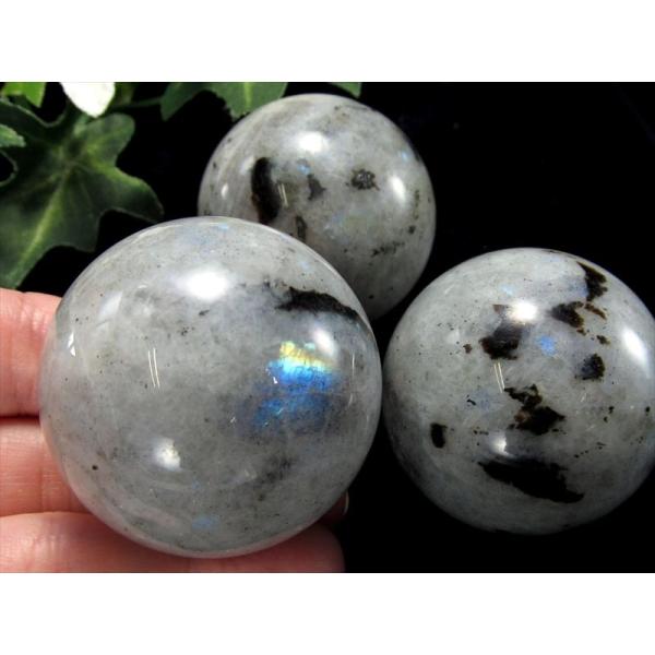 3A ムーンストーン 丸玉 1個売り 直径約52mm-54mm 月光を思わせる優しいシラー 永遠の愛...