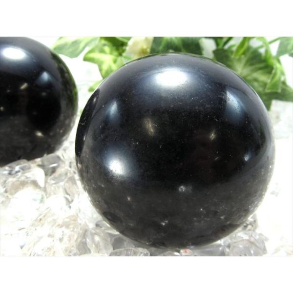 ブラックトルマリン 丸玉 置物 1個売り 直径約55mm-57mm 電気石 マットな質感 心身を浄化...