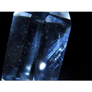 4A 天然透明 水晶 ダブルポイント 双剣 2...の詳細画像3