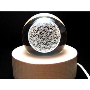 3Dフラワーオブライフ(生命の花) クリスタル...の詳細画像3