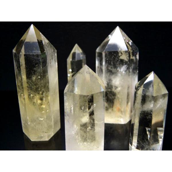 3A シトリン ポイント 重さ 130g-150g 六角柱 ポイント 黄水晶 ブラジル産 パワースト...