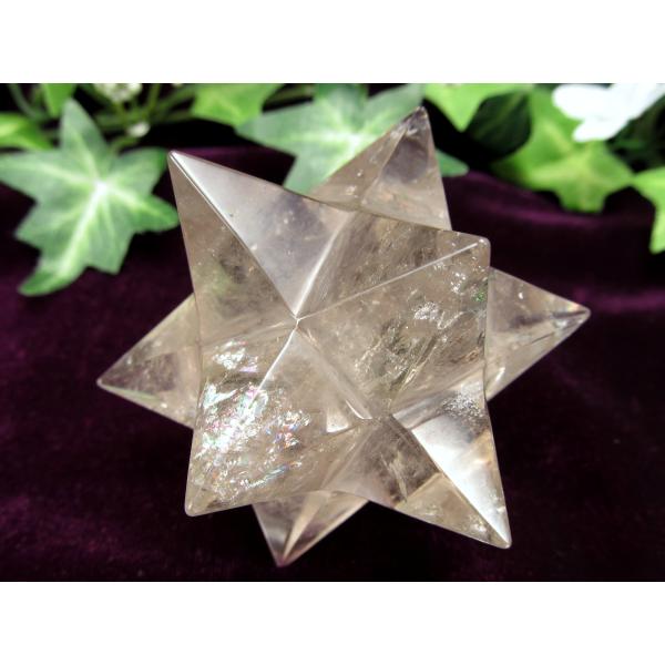 ルチル針・虹入り 超希少レムリアンシード贅沢使用 スモーキーレムリアン アステロイド 小星型12面体...