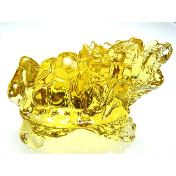 1個売り 金運カラー ゴールドカラー ロングイ アクリル製 置物 幅約60mm×35mm 重さ約70...