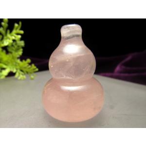 ミニサイズ 1個売り ローズクォーツ ひょうた...の詳細画像1