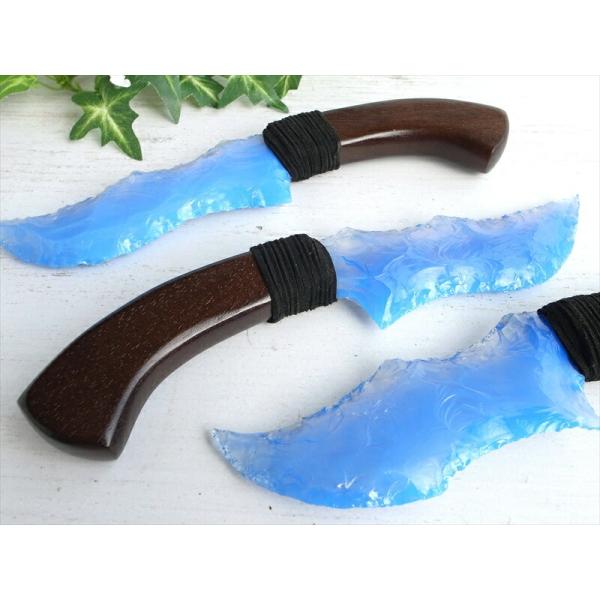 スキナーフォルム 人工オパール ナイフ 長さ約23cm 重さ約110g-120g 1個売り 鮮やか発...