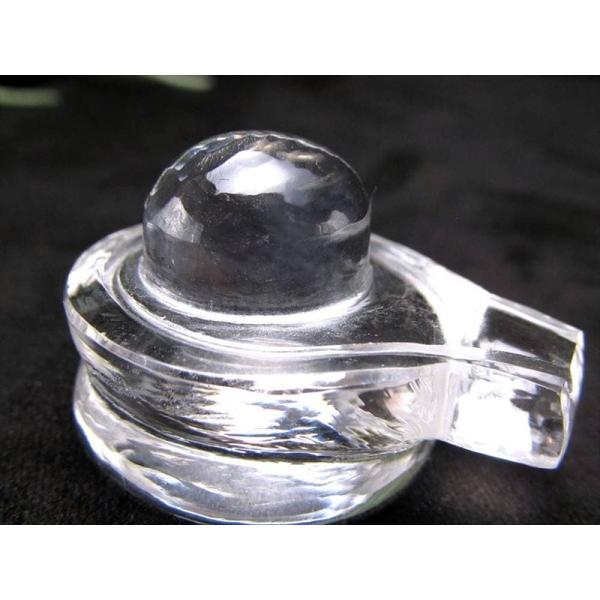 浄化と再生の御守り マニカラン産水晶リンガとヨニ ギャランティカード付き 最大幅約32.1mm 約1...