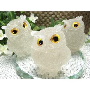 フクロウ型 オルゴナイト 選べる7種類の天然石...の詳細画像1