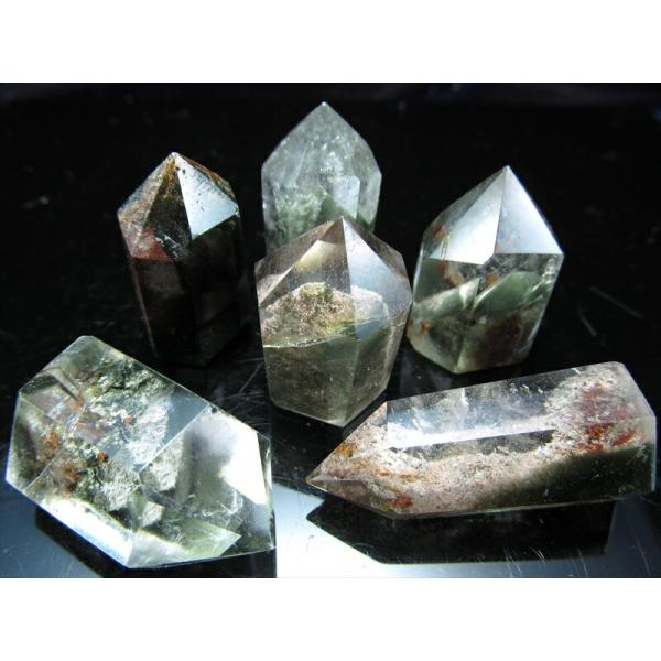 セット売り ガーデン水晶 ミニポイント 詰め合わせ 一袋約50g 4-6個入り ガーデンクォーツ 千...