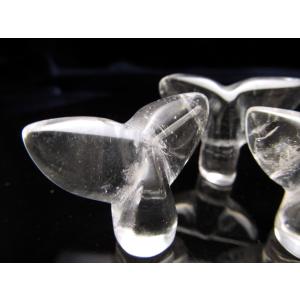 天然水晶 ホエールテール 置き物 高さ約2cm...の詳細画像2