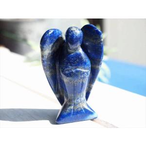 Mサイズ ラピスラズリ エンジェル彫り 高さ約5...の商品画像