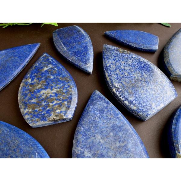 ラピスラズリ ドロップ型 置物 重さ60g-80g 1個売り 幸運の象徴 瑠璃と黄鉄鉱の絶妙バランス...