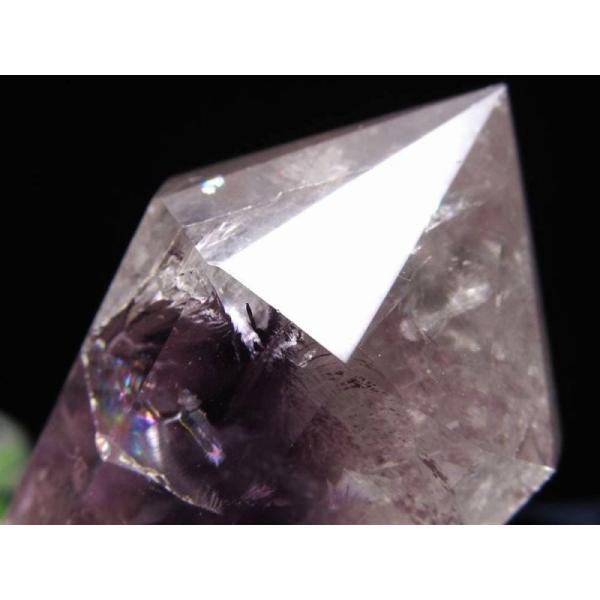 生命力を増幅する特別な幾何学形状 アメジスト ファントムクォーツ ヴォーゲルワンド 長さ 約102m...