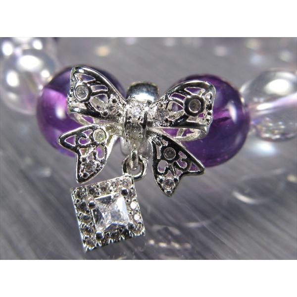 ブレスの作成などに使えるパーツ スクエアビジュー&amp;リボン アクセサリーパーツ 1個売り 最大幅約14...