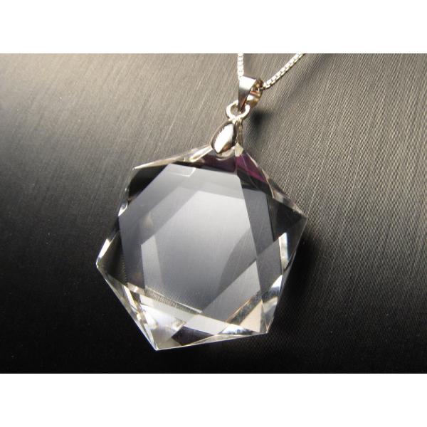 天然水晶 ネックレス 六芒星ペンダントトップ 縦約27mm-31mm 1個売り 六芒星型 ブラジル産...