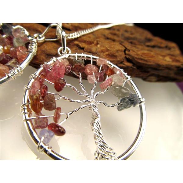 世界樹モチーフ サファイアツリーオブライフペンダントトップ 希少なウンバサファイアのみを使用 しっと...