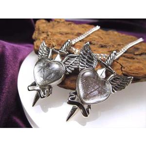 激安宣言 ギベオン モルダバイト 六芒星 ペンダントトップ 縦約30mm 1