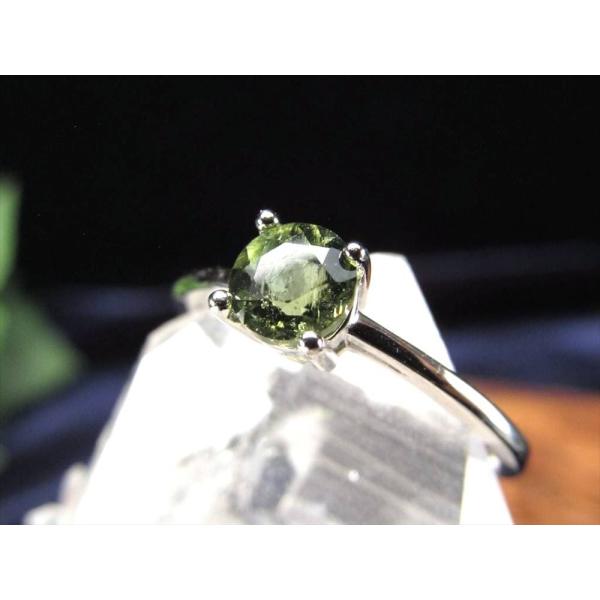 限定2個 お買い得価格 モルダバイト ラウンドカット リング 石サイズ約5mm 調整可能フリーサイズ...