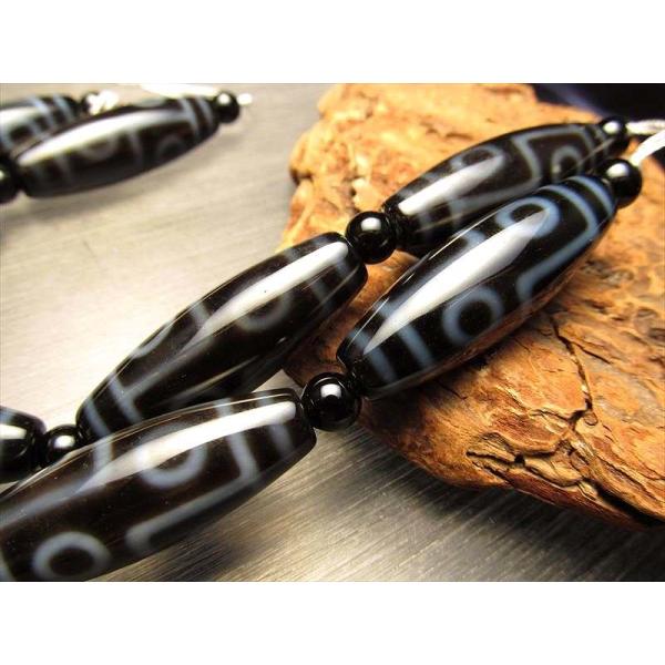 六眼天珠 ろくがんてんじゅ 連 天珠サイズ約37mm 一連5個付き 厄除け・健康・精神安定をもたらす...