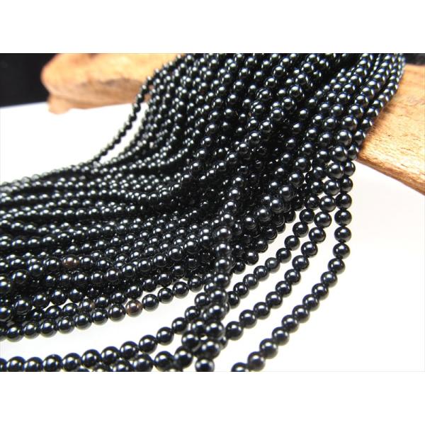 激安宣言 約2mm珠 極小サイズ オニキス 一連 約38-40cm 穴径約0.6mm 極上 天然石 ...