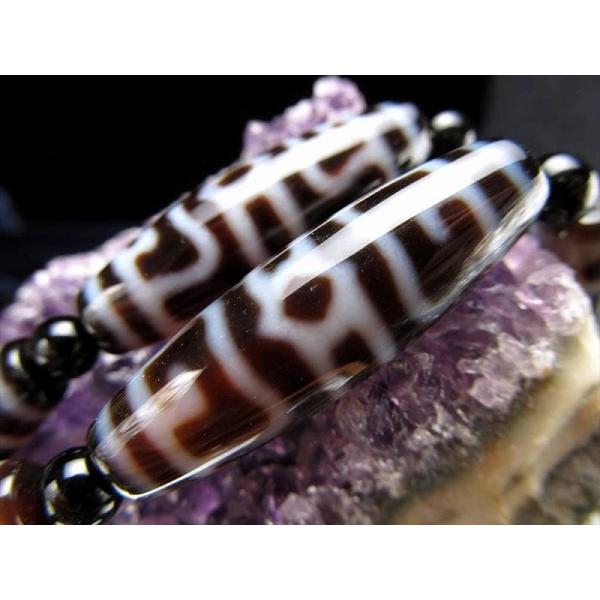 蓮師法帽天珠 連 天珠サイズ約37mm 一連5個付き 学業や事業の向上・福運をもたらす お買い得 天...