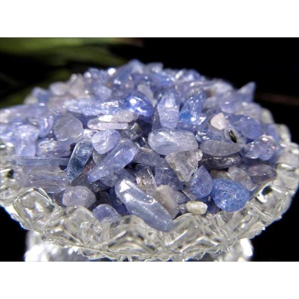 極小粒タイプ 高品質 タンザナイト 灰簾石 さざれ 約50g 粒の大きさ 平均約1mm-6mm 人生...