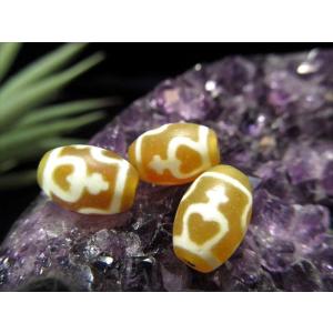 A至純天珠 龍水蓮花三眼天珠(りゅうすいれんかさんがんてんじゅ