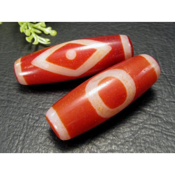 希少紅朱砂入り 星辰紅天珠 せいしんべにてんじゅ 約37mm-40mm 1個売り 生命力を高める赤瑪...