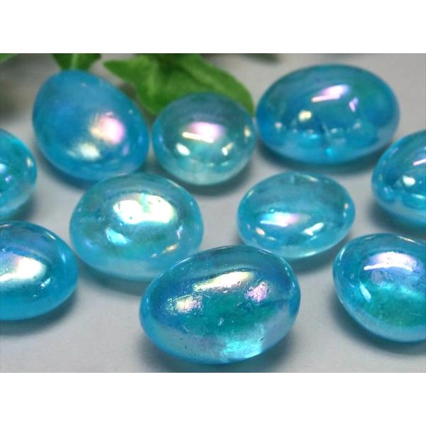 アクアオーラ 天然水晶 タンブル 約100g入り 1セット 約8個前後入り インテリアに 粒の大きさ...