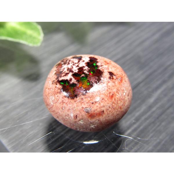 ふたつとして同じ物が無い出会いの宝石 カンテラオパール 蛋白石 カボションタンブル 最大幅約15.5...