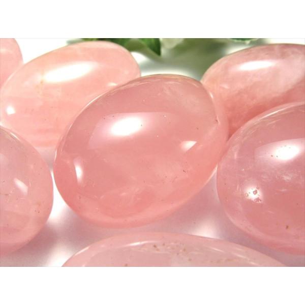 1個売り Lサイズ ローズクォーツ シバリンガム 40g-55g つやつやぷっくりタンブル 恋愛成就...