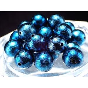 一粒売り 約8mm-8.5mm珠 メテオライト ギベオン ビーズ メタリック