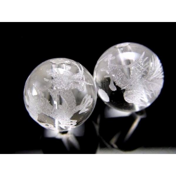 1珠売り 素彫り 天然水晶四神彫り 10mm 水晶青龍&amp;朱雀素彫りビーズ 手彫りの傑作 高品質天然水...